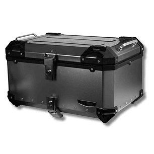 Maleta trasera 4RS Top Case moto E72 aluminio silver 64L forro interior