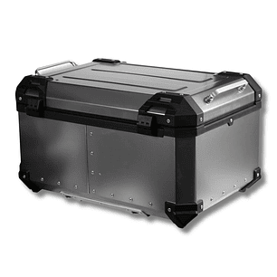 Maleta trasera 4RS Top Case moto E72 aluminio silver 64L forro interior
