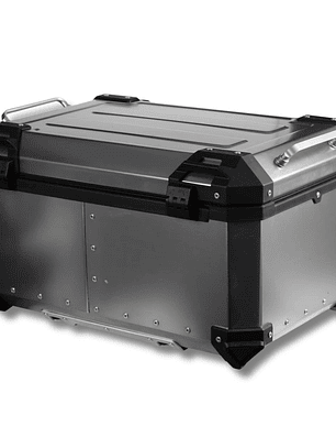 Maleta trasera 4RS Top Case moto E72 aluminio silver 64L forro interior