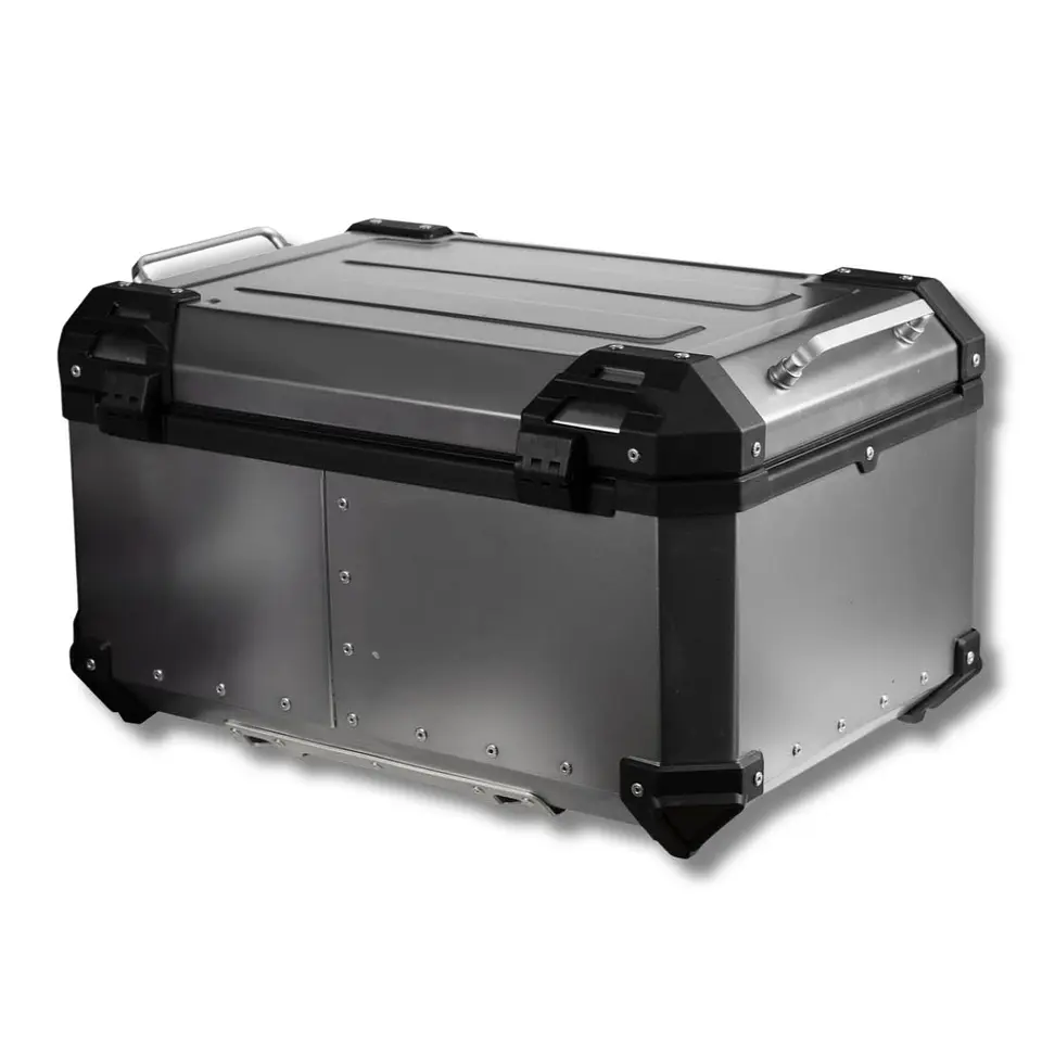 Maleta trasera 4RS Top Case moto E72 aluminio silver 64L forro interior 2