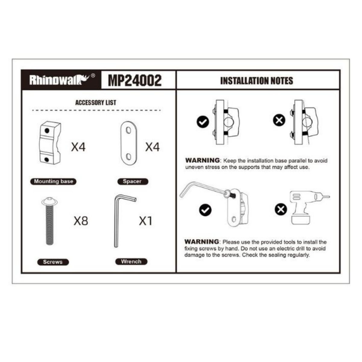Bolso lateral (unidad) Rhinowalk moto MJX2004 35L impermeable liberación rápida | Moto & Aventura   12