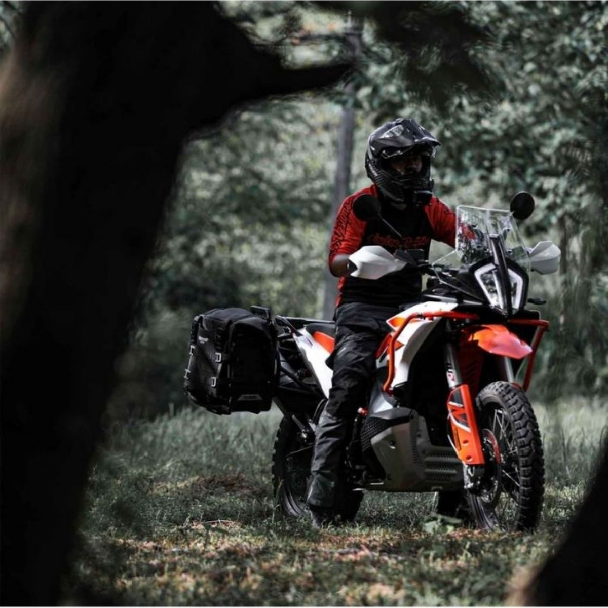 Bolso lateral (unidad) Rhinowalk moto MJX2004 35L impermeable liberación rápida | Moto & Aventura   2