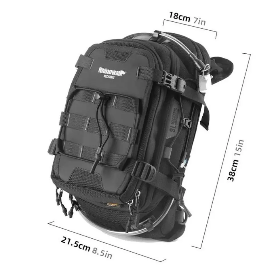 Bolso de estanque y mochila Rhinowalk Mechani MJX2002 9L | Moto & Aventura 9