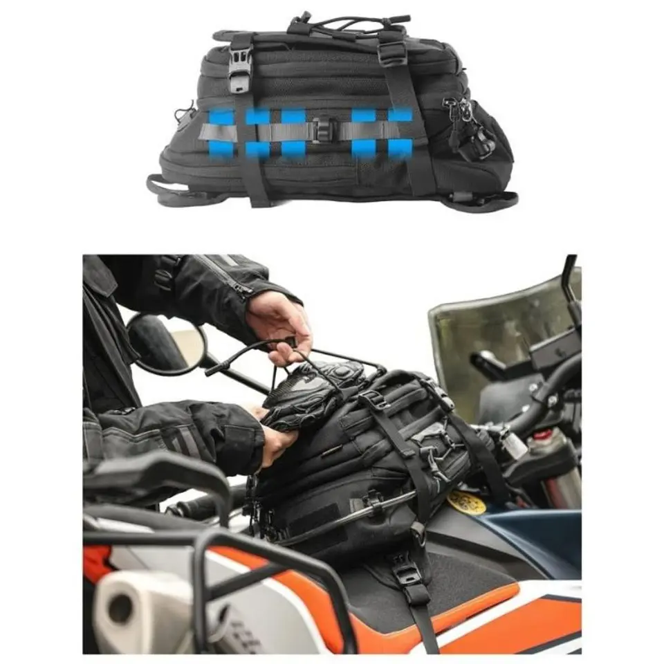 Bolso de estanque y mochila Rhinowalk Mechani MJX2002 9L | Moto & Aventura 2