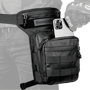 Muslera moto Rhinowalk MT102 multifuncional 3L color negro | Moto & Aventura 