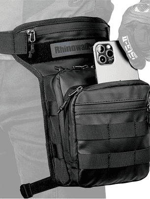 Muslera moto Rhinowalk MT102 multifuncional 3L color negro | Moto & Aventura 