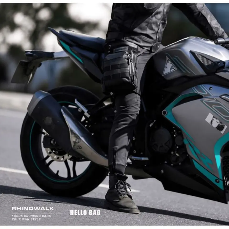 Muslera moto Rhinowalk MT102 multifuncional 3L color negro | Moto & Aventura  5