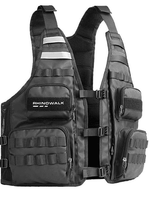 Chaleco utilitario moto Rhinowalk MT1012 multi funcion Outdoor | Moto & Aventura