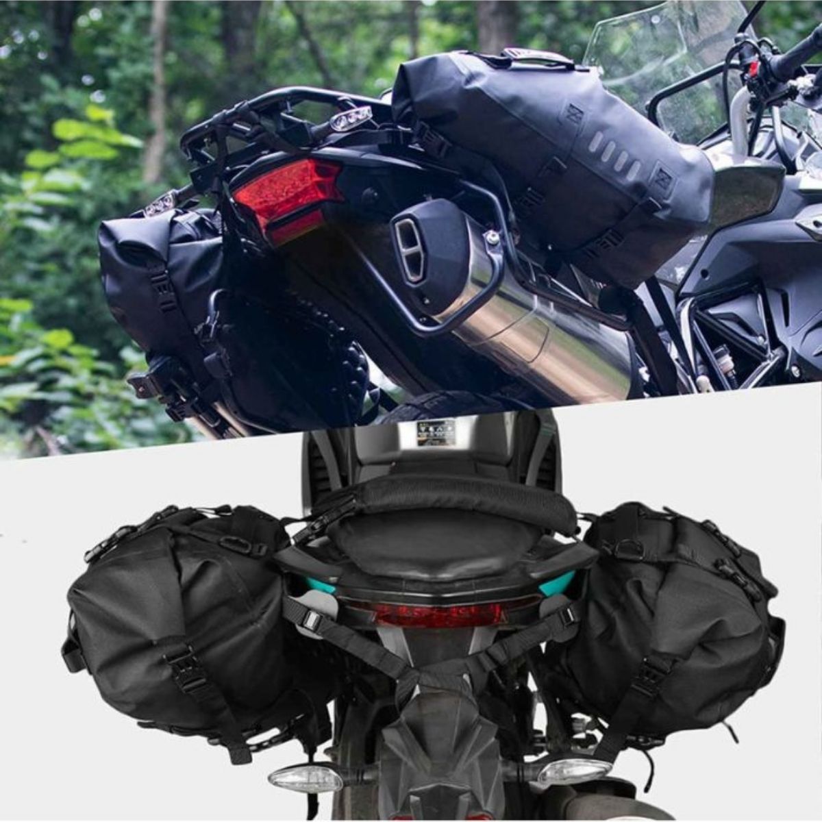 Bolsos laterales moto Rhinowalk MT1428 28L Impermeable | Moto & Aventura  7