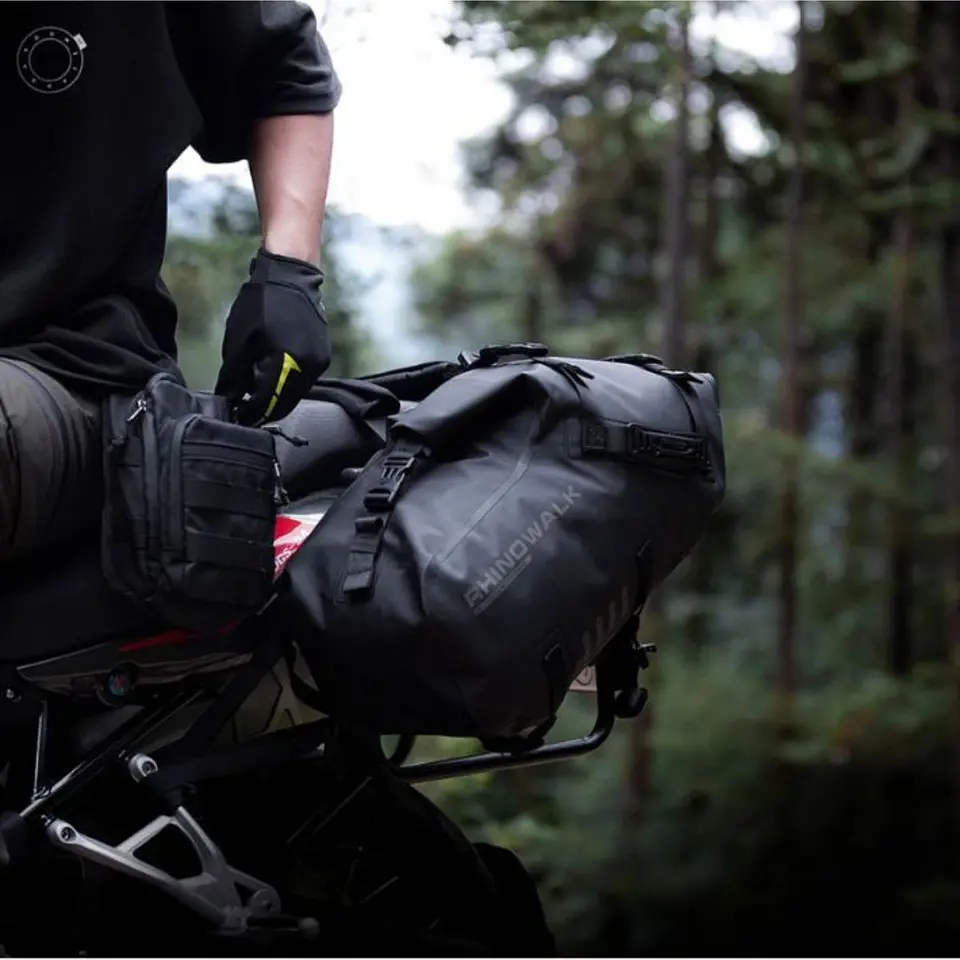 Bolsos laterales moto Rhinowalk MT1428 28L Impermeable | Moto & Aventura  8