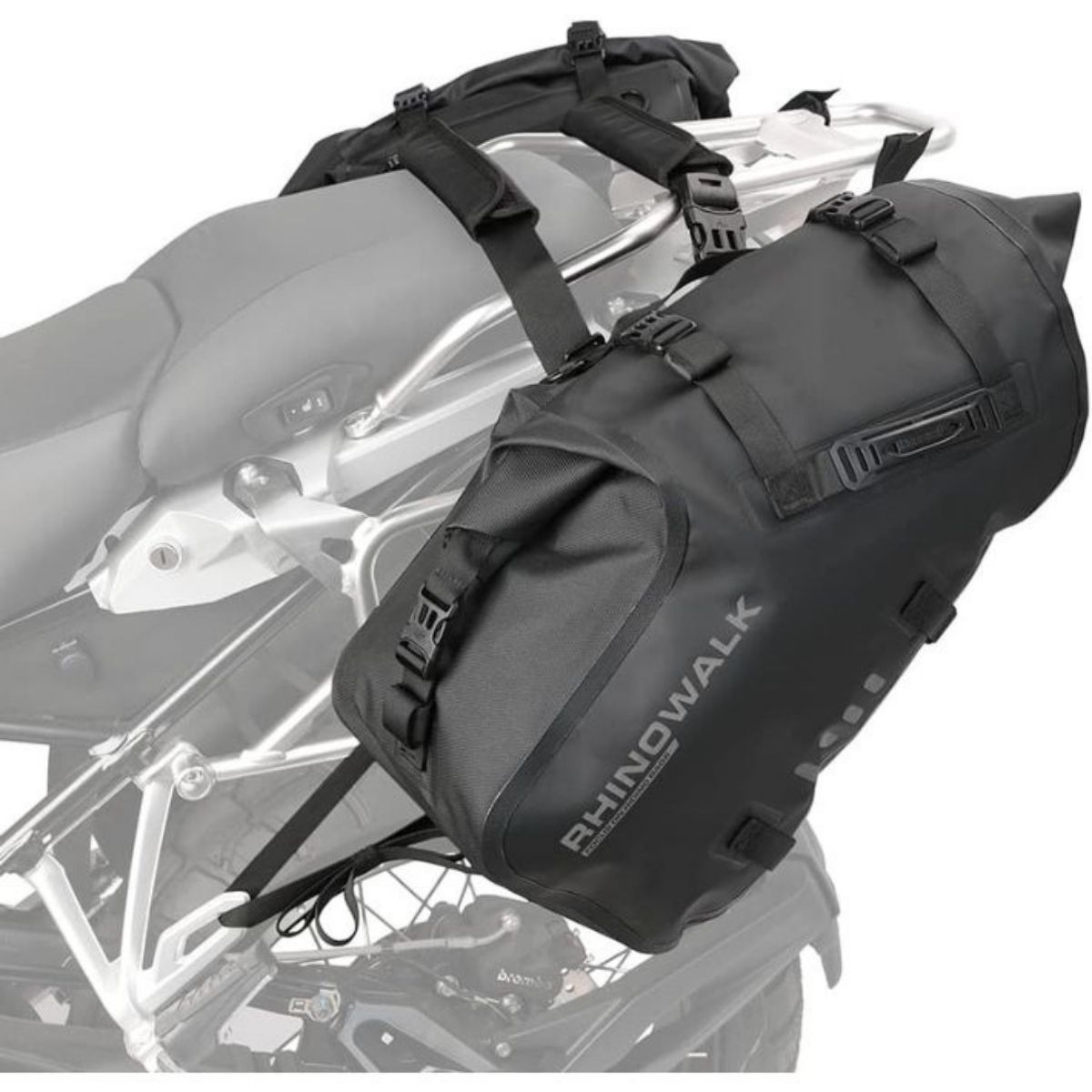 Bolsos laterales moto Rhinowalk MT1448 48L Impermeable | Moto & Aventura  1