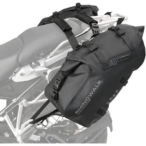Bolsos laterales moto Rhinowalk MT1448 48L Impermeable | Moto & Aventura 