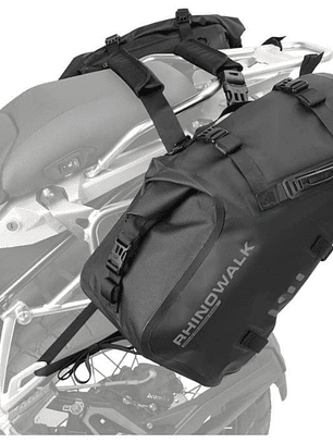 Bolsos laterales moto Rhinowalk MT1448 48L Impermeable | Moto & Aventura 