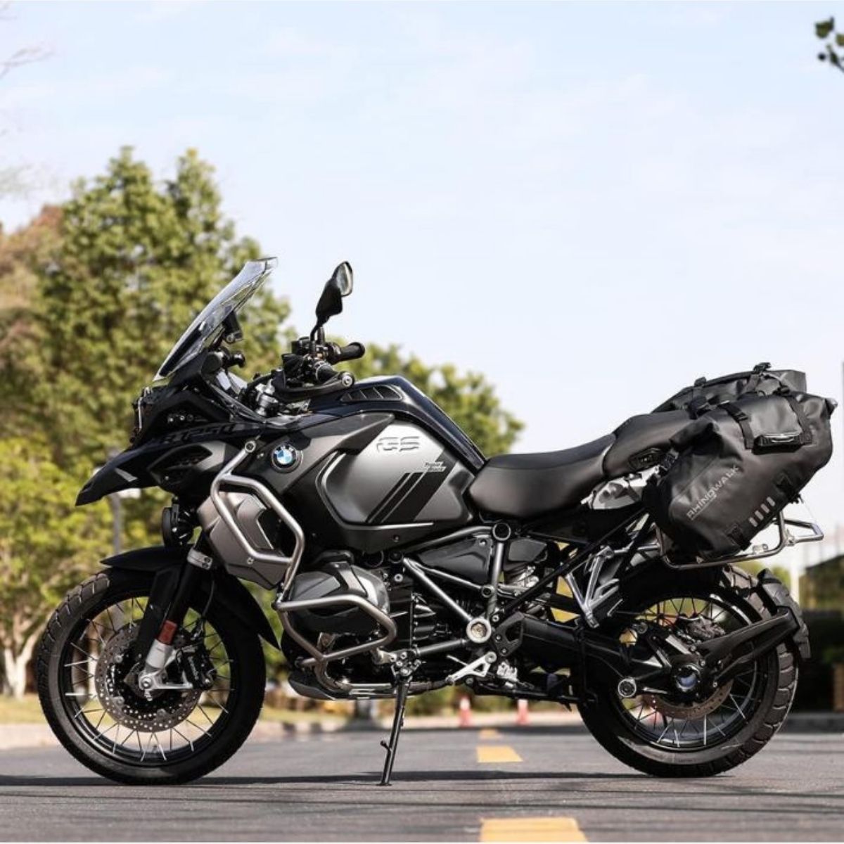 Bolsos laterales moto Rhinowalk MT1448 48L Impermeable | Moto & Aventura  4