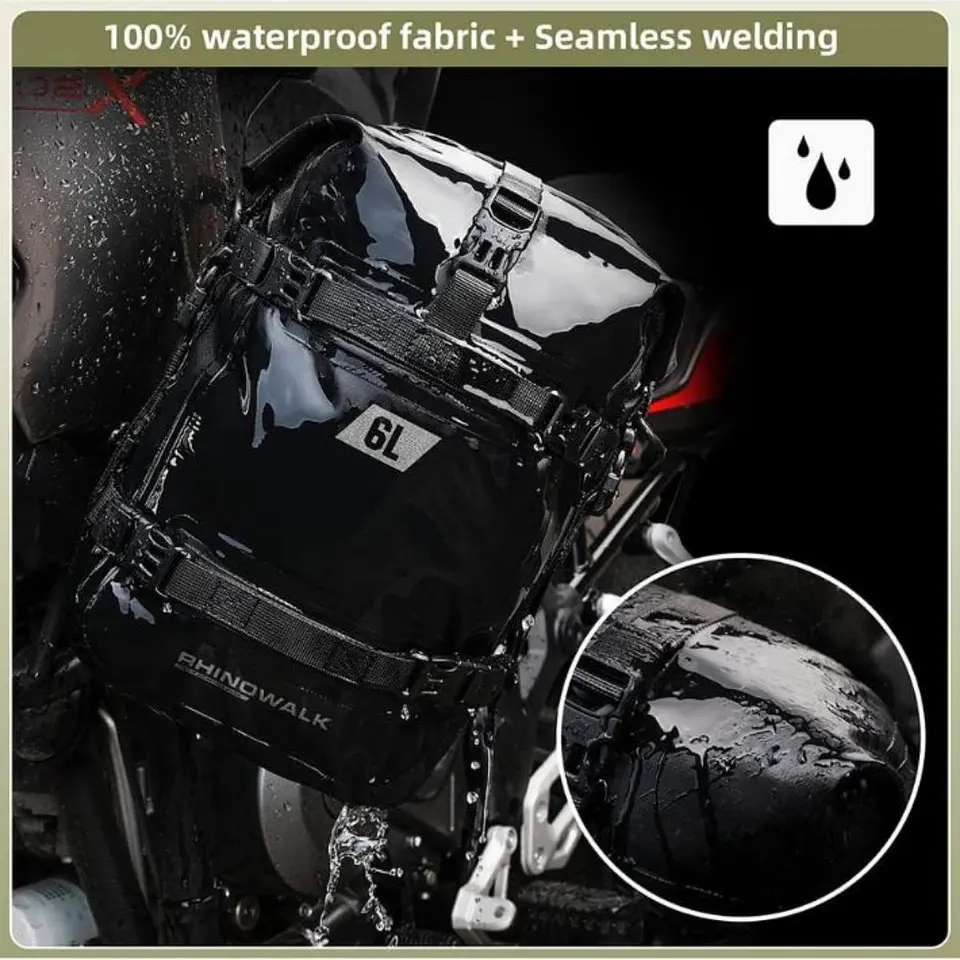 Bolso impermeable moto Rhinowalk MT2206 6L Dry Bag | Moto & Aventura 2