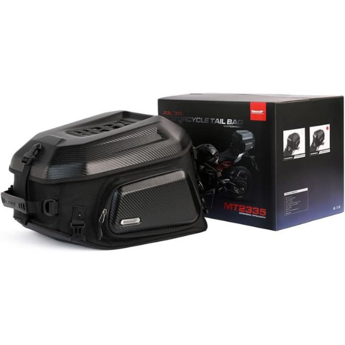 Bolso cola moto Rhinowalk MT2335 expandible de 23L a 35L impermeable | Moto & Aventura 1