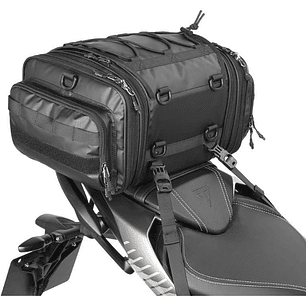 Bolso de cola moto Rhinowalk MT4026 expandible de 19L a 26L Impermeable | Moto & Aventura 