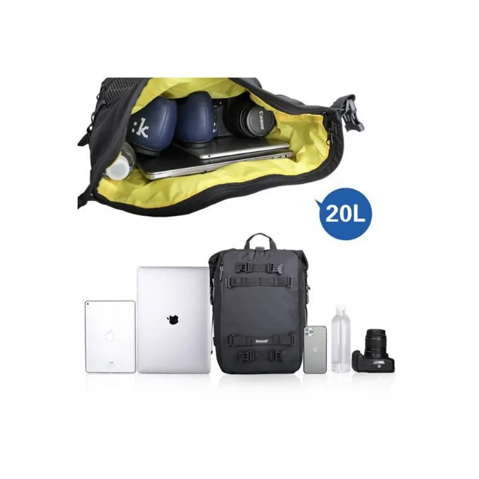 Bolso impermeable moto Rhinowalk MT21620 20L multi uso | Moto & Aventura 9