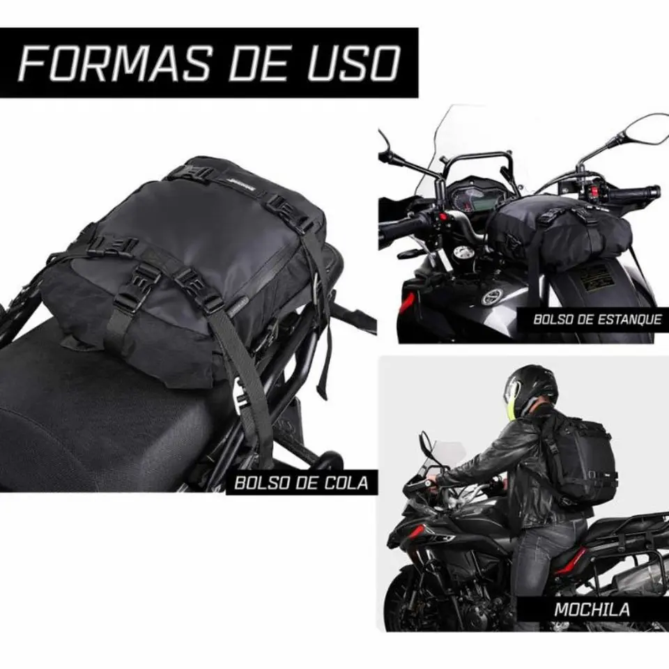Bolso impermeable moto Rhinowalk MT21620 20L multi uso | Moto & Aventura 4