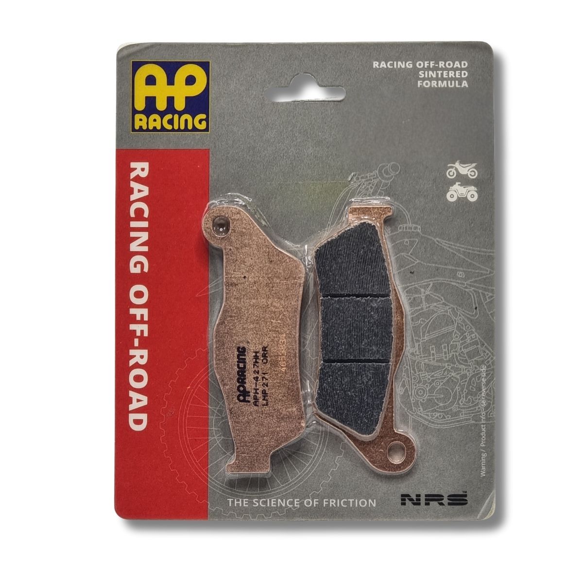 Pastilla de freno Trasera AP Racing Gas Gas, Husqvarna, Kawasaki, KTM 1