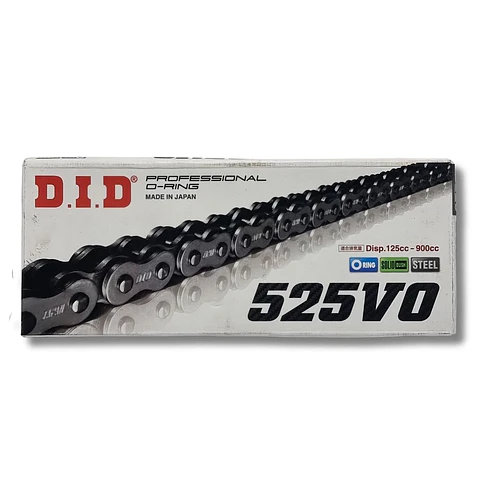 Cadena con O ring D.I.D VO 525-130E Japón  