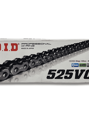 Cadena con O ring D.I.D VO 525-130E Japón  