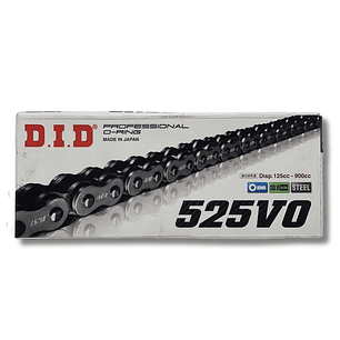 Cadena con O ring D.I.D VO 525-120E Japón 