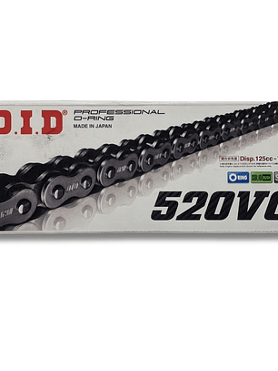 Cadena con O ring D.I.D 520-120E Japón 