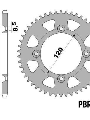 Catalina PBR 48D Yamaha, Suzuki | Enduro & Cross