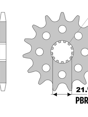 Piñón de ataque PBR 15D Suzuki | Adventure