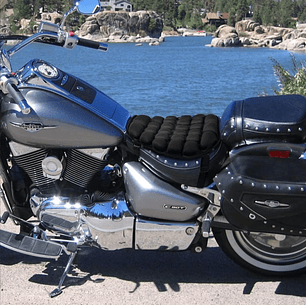  Cojín Acolchado Para Asiento Moto Gel Universal Ajustable