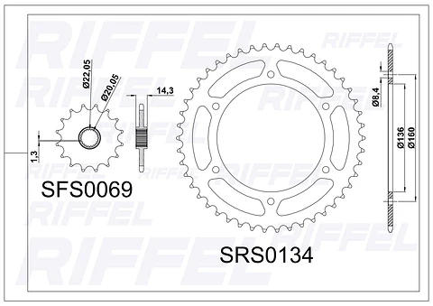 Kit transmisión Riffel | BMW G 310 GS 40T/16Z