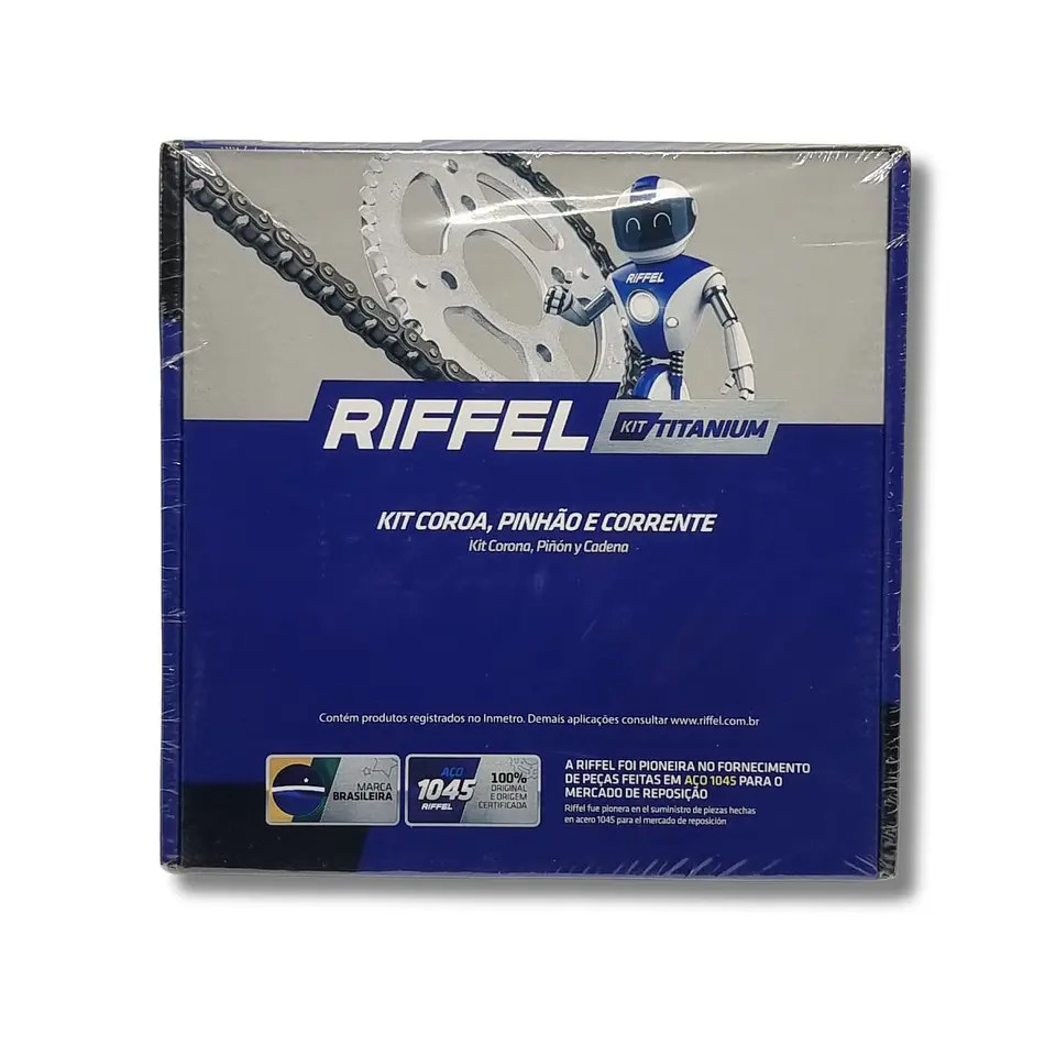 Kit transmisión Riffel Titanium | Motorrad TTX 150 46T/15Z 1