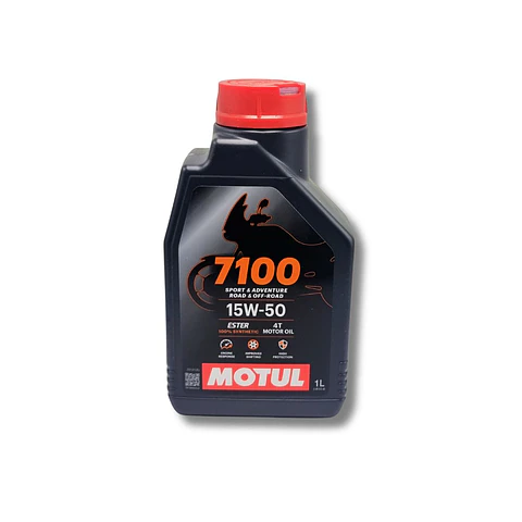 Aceite de motor Motul para moto 4T 15W50 7100 1L 