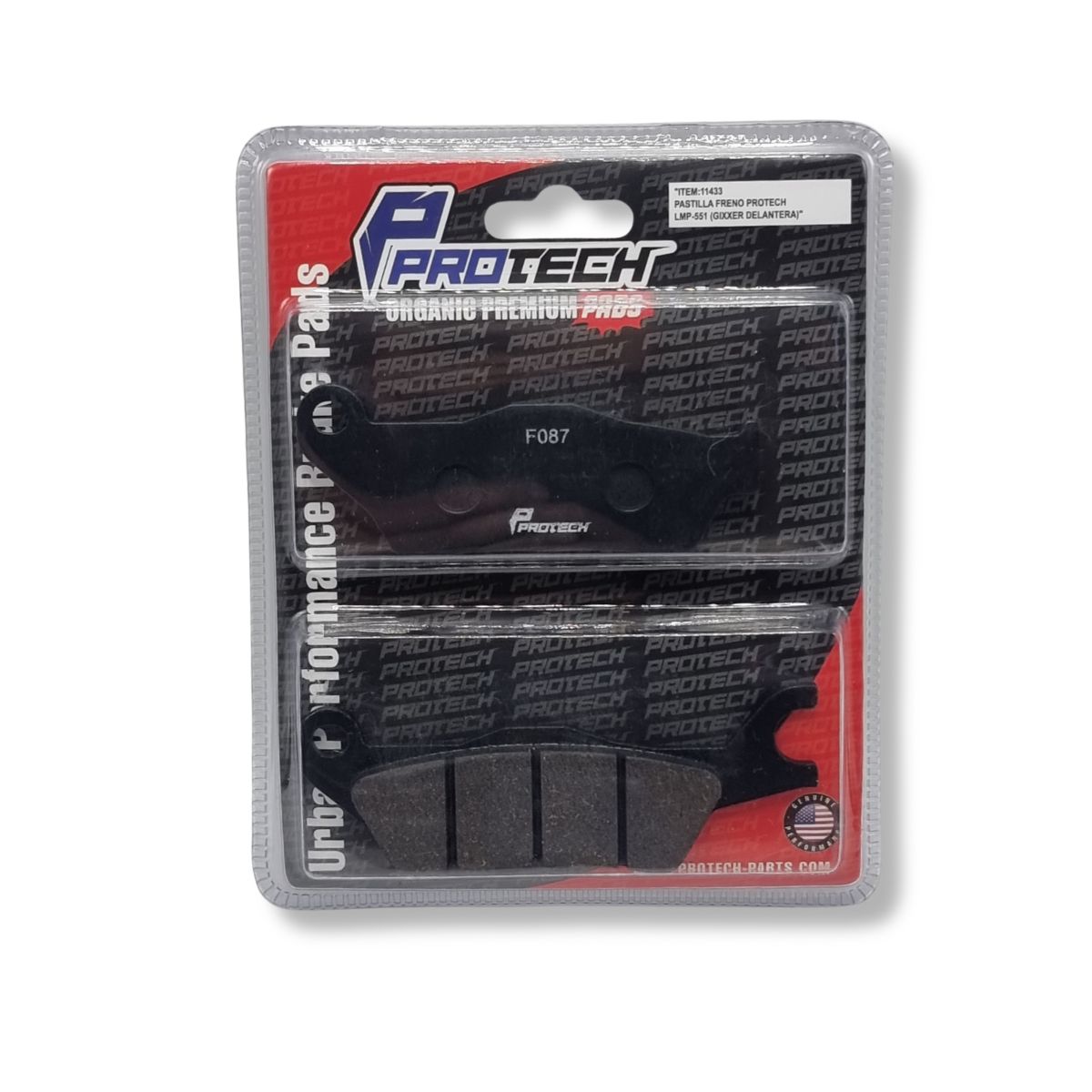 Pastilal de freno Protech | Gixxer 150 GSX 150SF 1