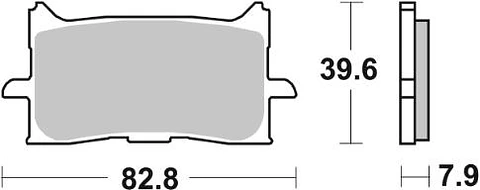 Pastilla de freno delantera Ap Racing LMP540SF