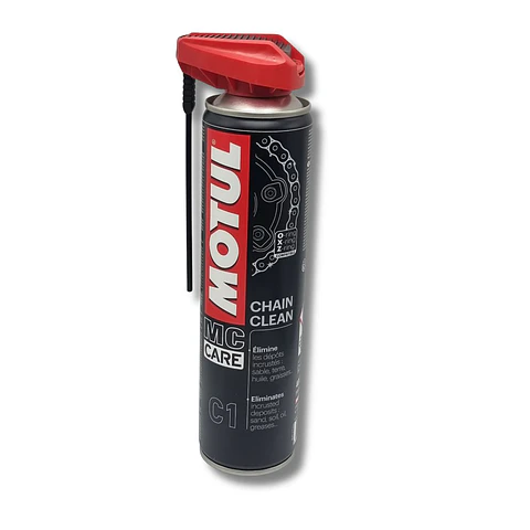 Kit de Limpieza y Lubricación de Transmisión (Limpiador C1 + Lubricante C2 + Cepillo) Motocicleta