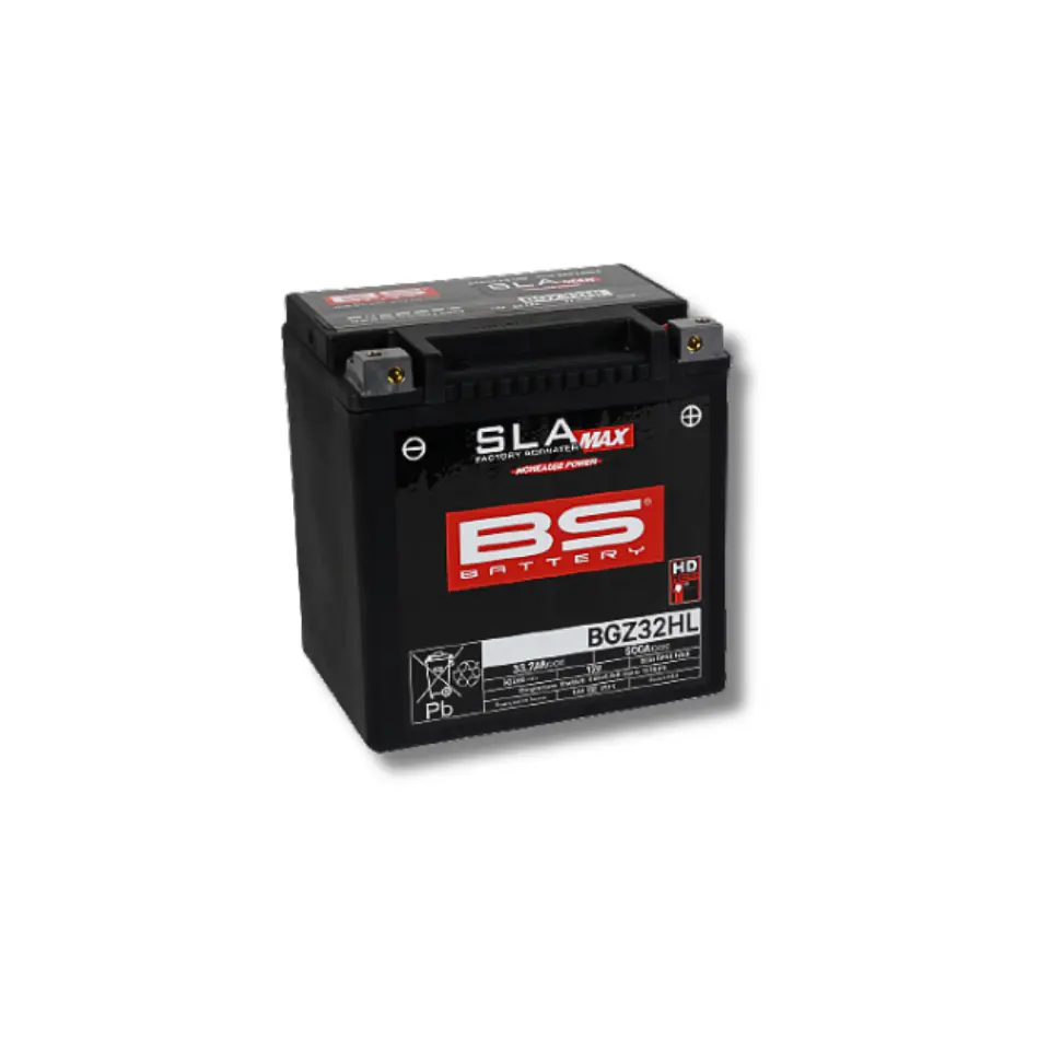 Batería Moto Bs Battery BGZ32HL SLA MAX AGM (Equivalente GYZ32HL) 12V 32Ah  2