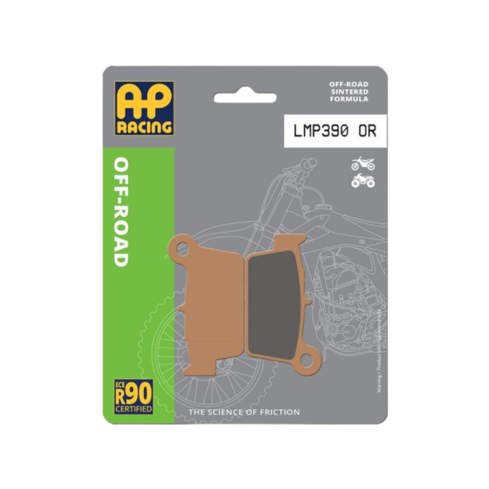 Pastilla de freno Delantera / Trasera Ap Racing LMP390OR Sinterizada para moto Off-Road 2