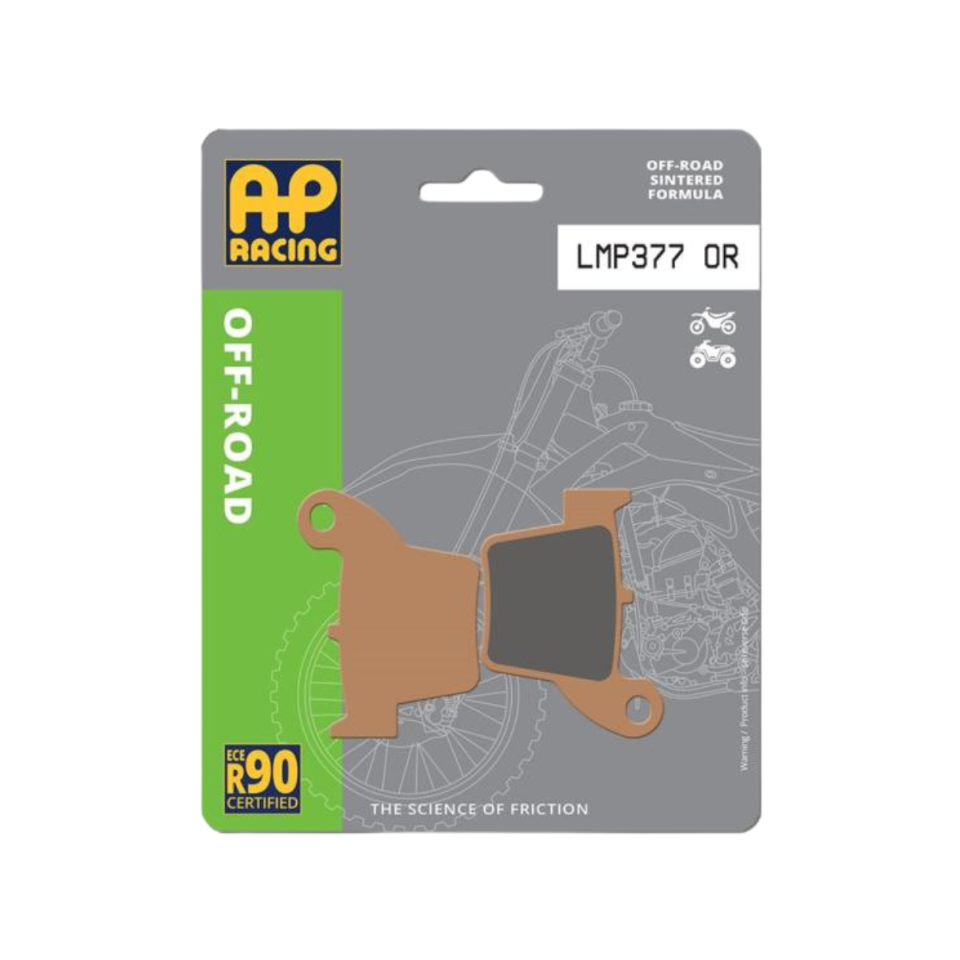 Pastilla de freno Delantera / Trasera Ap Racing LMP377OR Sinterizada para moto Off-Road 2