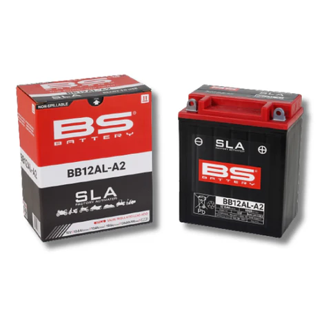 Batería Moto Bs Battery BB12AL-A2 SLA AGM (Equivalente YB12AL-A2) 12V 12Ah