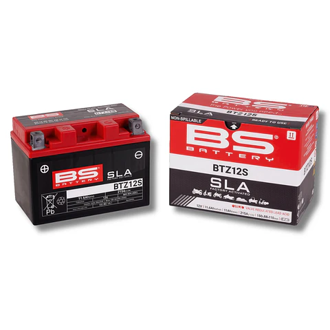 Batería Moto Bs Battery BTZ12S SLA AGM (Equivalente YTZ12S) 12V 11Ah