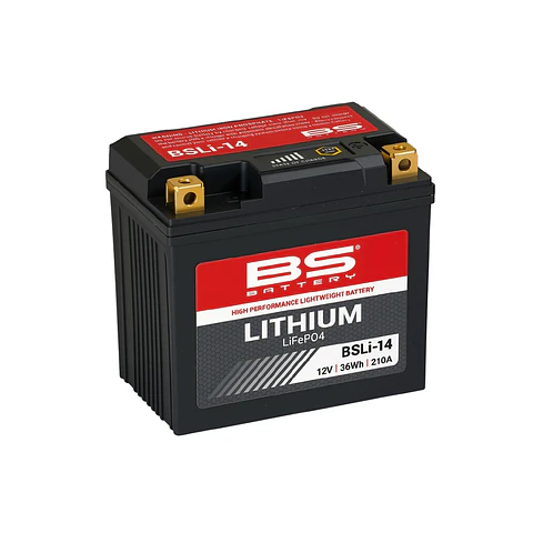 Batería Bs Battery BSLi-14 Litio LiFeP04 (África Twin) 12.8V 36Wh