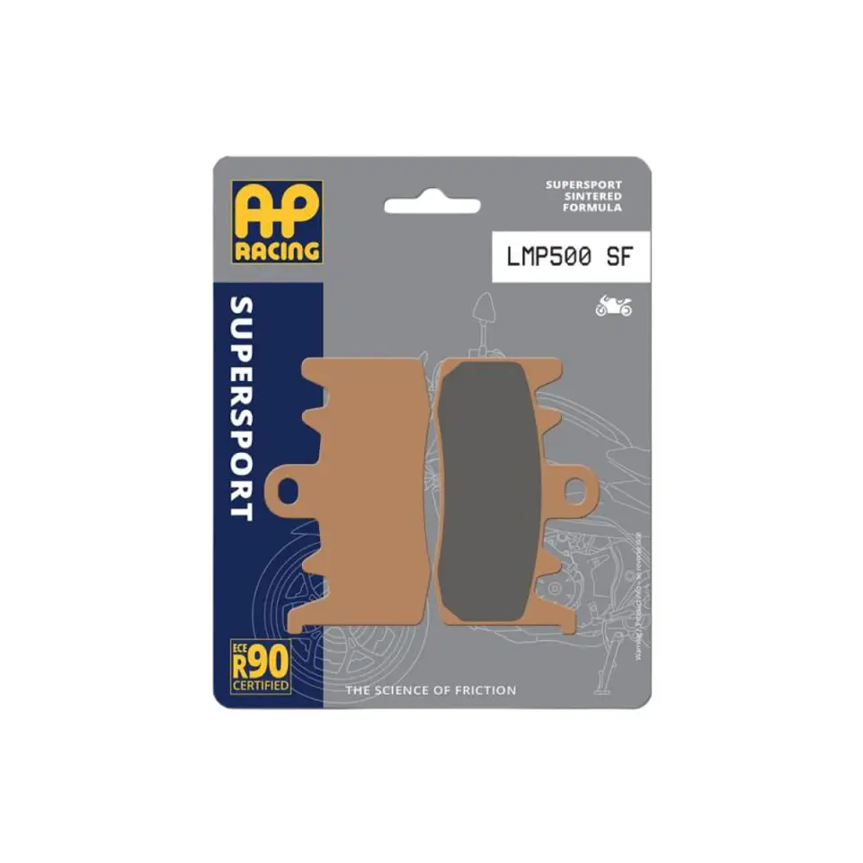 Pastilla freno delantera AP Racing LMP500SF Sinterizada - BMW R1200/1250GS RNineT S1000 - Ducati Multistrada Monster Hypermotard Panigale - Triumph Tiger1200 2