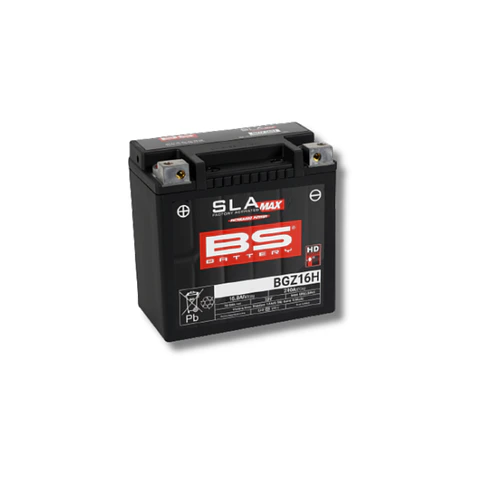 Batería Moto Bs Battery BGZ16H SLA AGM MAX (Equivalente GYZ16H) 12V 16Ah