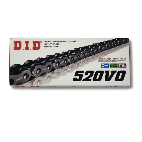 Cadena con O ring D.I.D VO 520-108E Japón