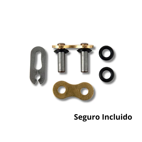Cadena Dorada con O ring D.I.D 520-120E Japón 