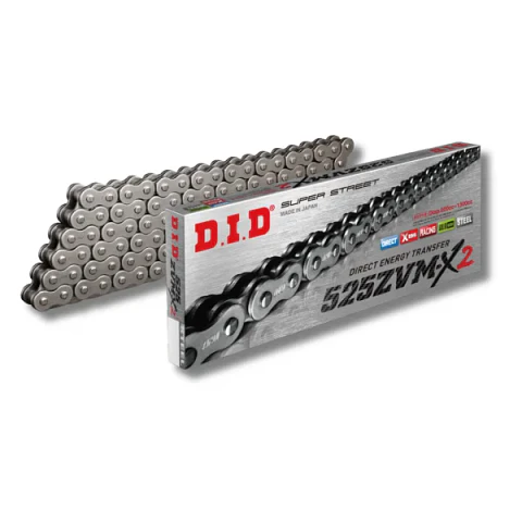 Cadena con X ring D.I.D ZVM-X2 525-124E Japón  