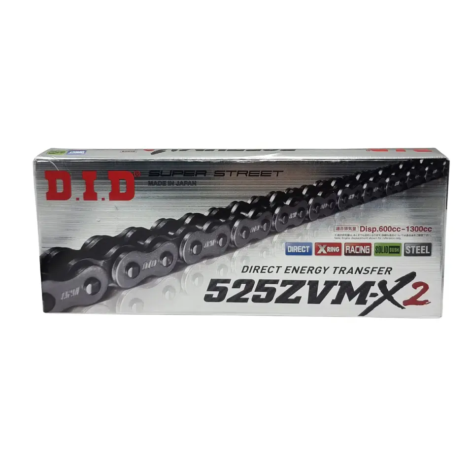 Cadena con X ring D.I.D ZVM-X2 525-124E Japón   2