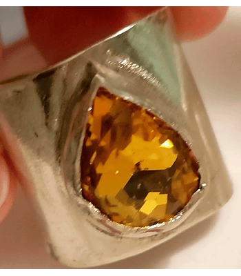 Anillo Sol Eterno Citrino 